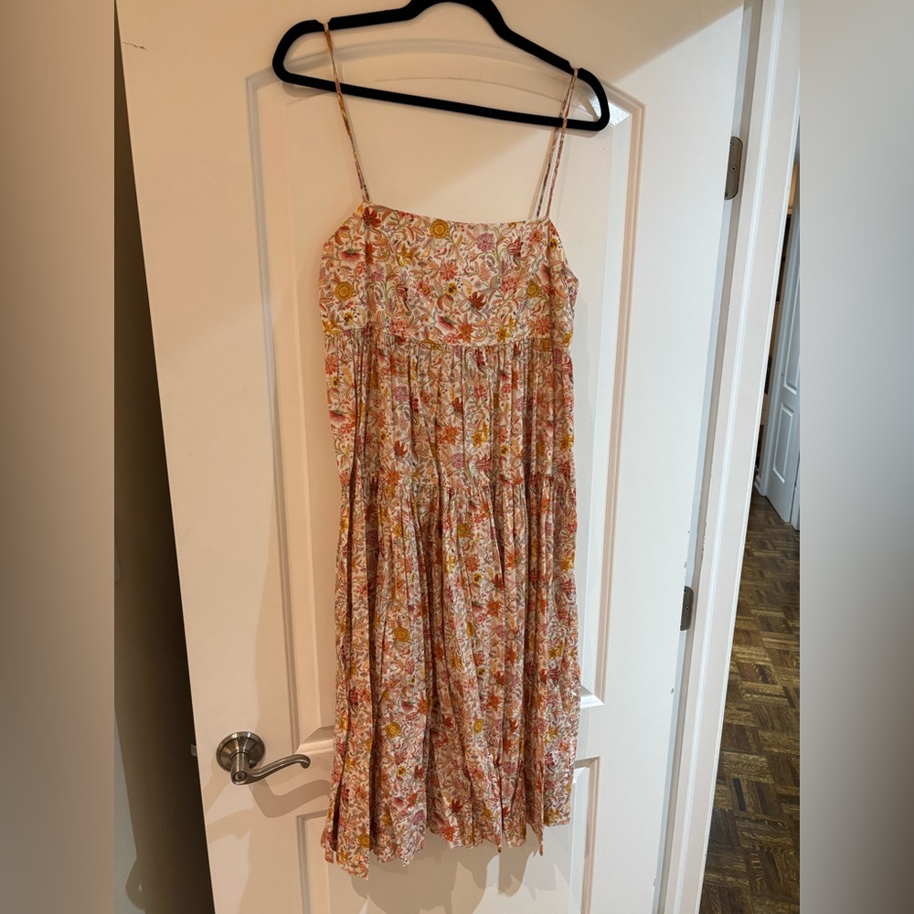 J.Crew x Liberty Blockprint Midi Dress - Size 10